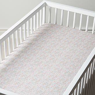 Clearance Baby Bedding Crate And Barrel Organic Chic Fl Crib Ed Sheet