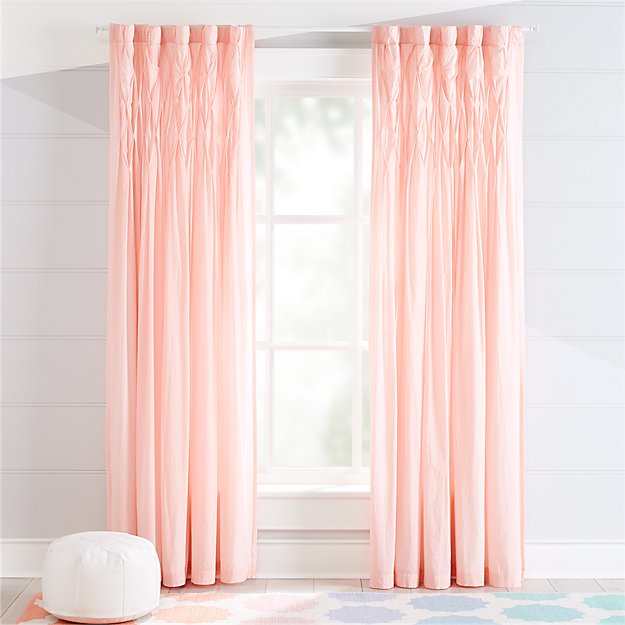 Chic Pink Curtains Crate And Barrel