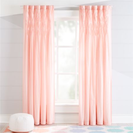 Chic Pink Curtains Crate And Barrel