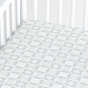 geometric crib sheets