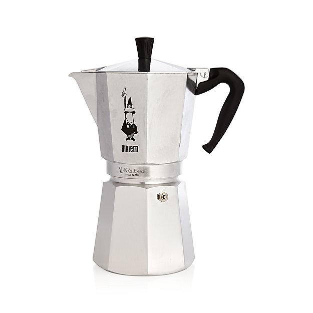 Bialetti ® Moka Aluminum 12-Cup Espresso Maker | Crate and Barrel