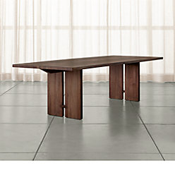Monarch Shiitake 60 Round Dining Table Reviews Crate And Barrel Monarch Shiitake 108 Dining Table