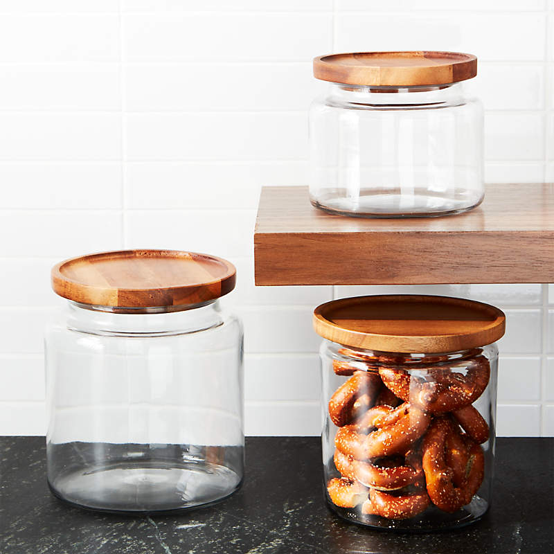 glass jar storage containers