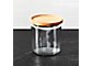 Montana 64 oz. Acacia and Glass Jar