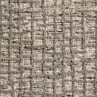 Montauban Wool-Blend Grid Grey Rug 12"x18" Swatch