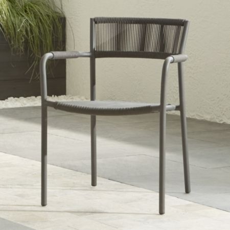 Morocco Graphite Dining Chair Reviews Crate And Barrel