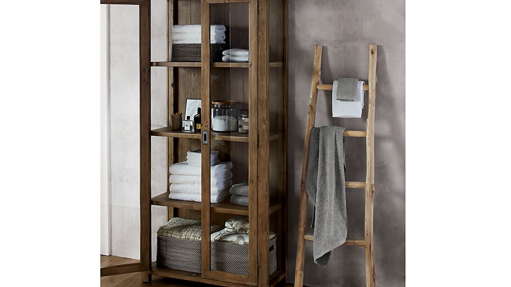 Morris Ash Grey Bookcase Crate and Barrel