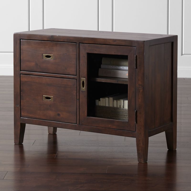 Morris Chocolate Brown Credenza Reviews Crate And Barrel