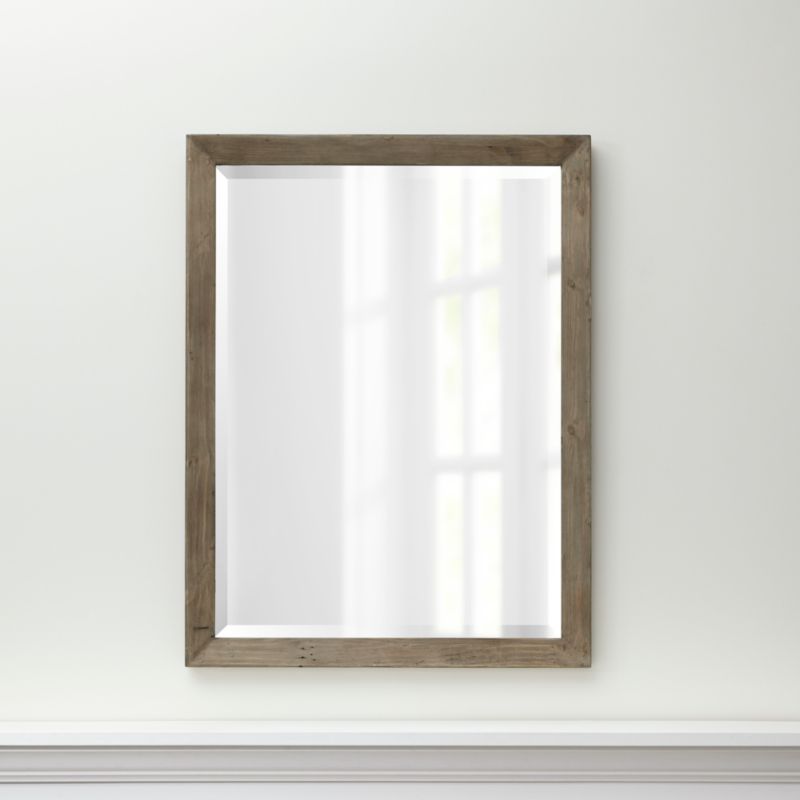 Morris Ash Grey Wall Mirror