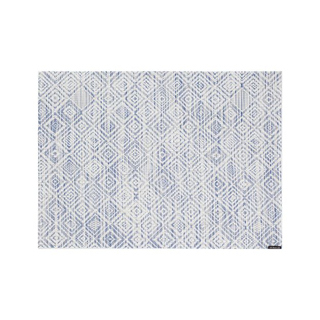 Chilewich Mosaic Blue Placemat + Reviews Crate and Barrel