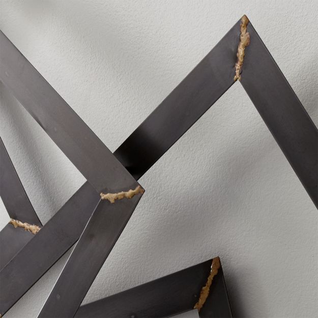 Multi Squares Metal Wall Decor in Wall Art + Reviews Crate and Barrel