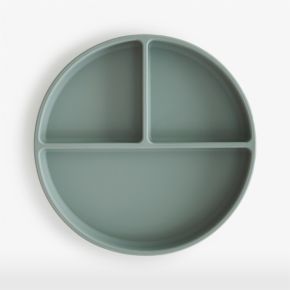 Image of Mushie Green Suction Silicone Plate