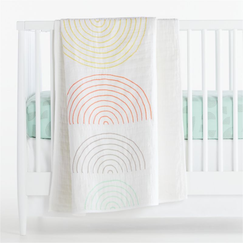 Organic Muslin Baby Quilt Crate and Barrel