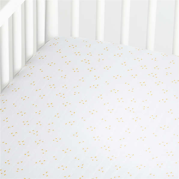 white cot bed sheets