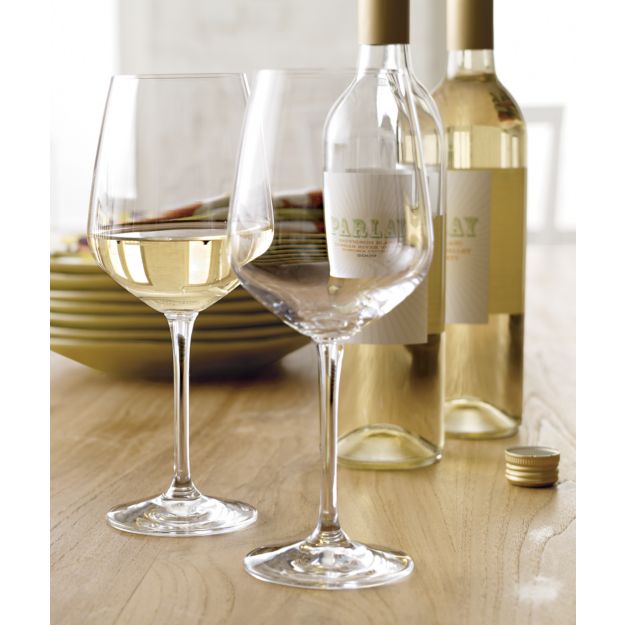 Nattie Red Wine Glasses, Set of 8 Crate and Barrel