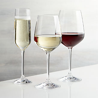 Wine Gles Stemware Crate And Barrel Nattie Wine Gles