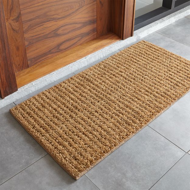 Natural Coir Doormat + Reviews Crate and Barrel