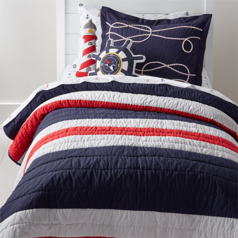 Nautical Stripe Quilt Crate And Barrel