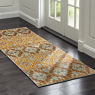 Nell Oasis Wool-Blend Rug Runner