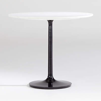 Featured image of post Black And White Marble Dining Table : ··· high quality round white and black round marble top dining table product name high quality round white and black round marble top dining table material marble/slate/sandstone/granite/jade/bamboo sample available color feather reusable, food grade moq 10 sets logo oem&amp;odm is available.