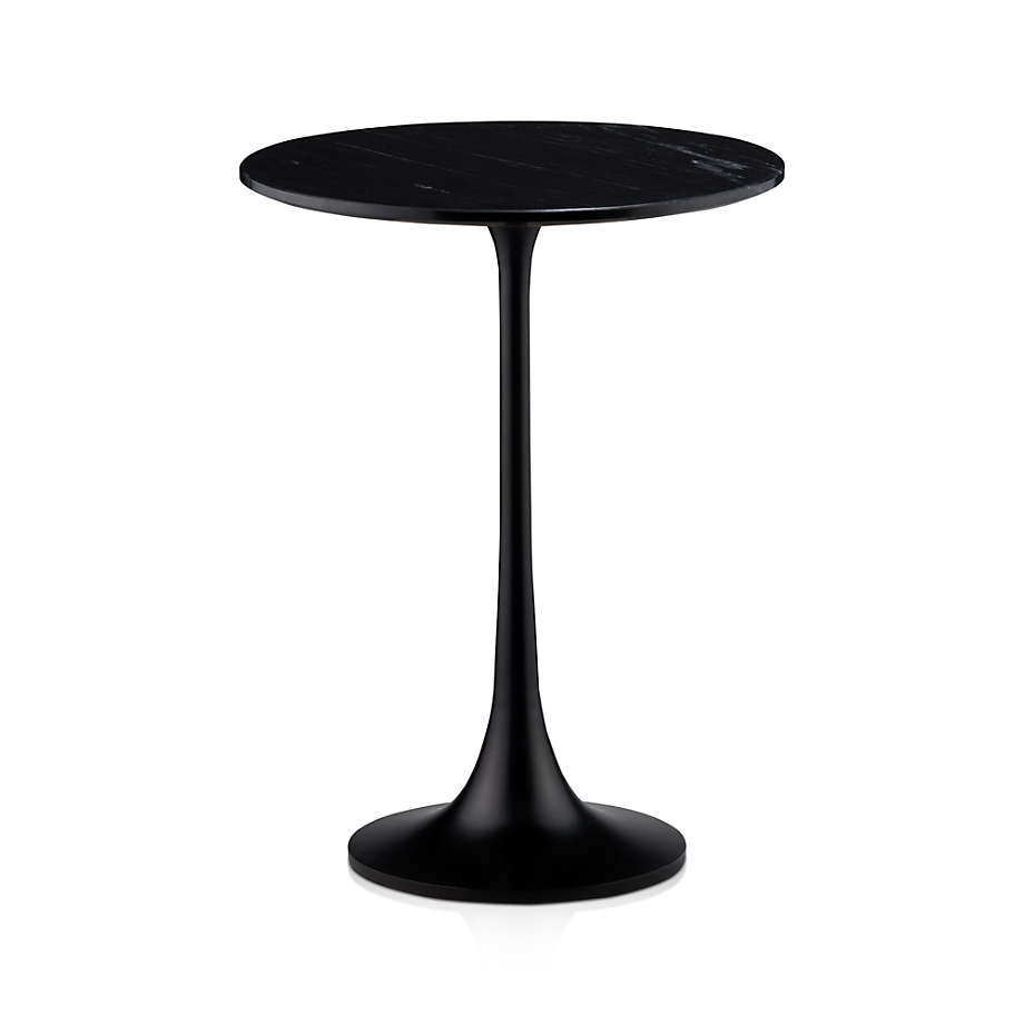 Nero Black Marble Accent Table Reviews Crate And Barrel