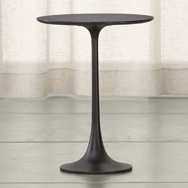 Online Designer Other Nero Black Marble Accent Table