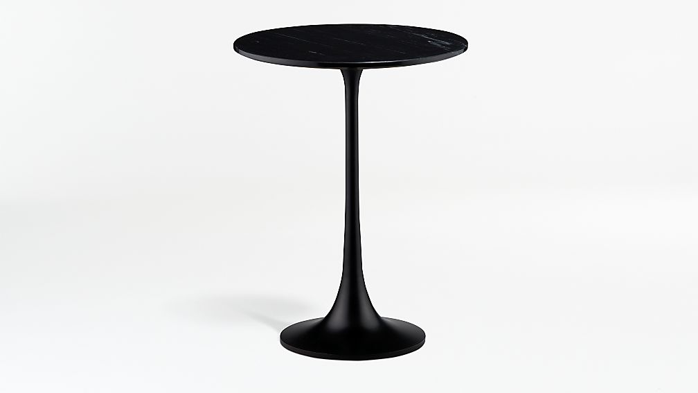 Shop Nero Black Marble Accent Table from Crate and Barrel on Openhaus