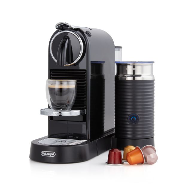 Nespresso by Delonghi Citiz Black Espresso Machine with Milk Frother