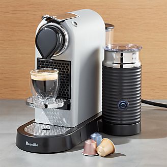 Nespresso ® by Breville Citiz Silver Espresso Machine with Milk Frother