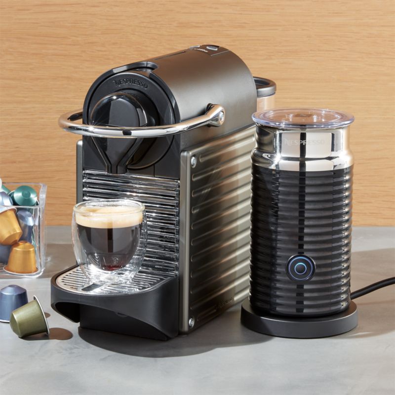 Nespresso ® by Breville Pixie Titan Bundle | Crate and Barrel