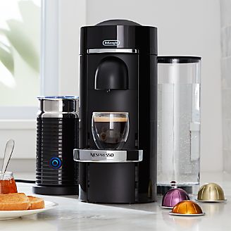 Nespresso ® by Delonghi Vertuo Deluxe Plus Black Coffee Maker Bundle