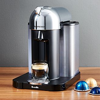 Nespresso ® by Breville VertuoLine Chrome Coffee-Espresso Maker