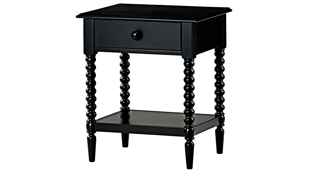 Kids Jenny Lind Black Nightstand Crate And Barrel