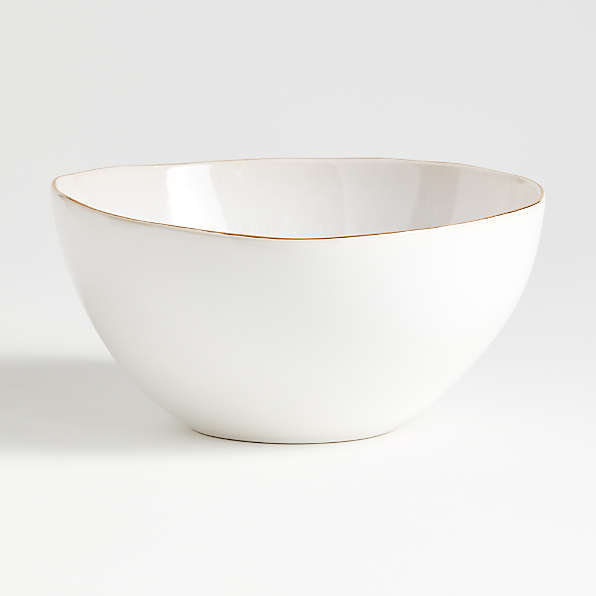 Gather Together Black and White 5 x 3 Ceramic Stoneware Bowl With Spoon