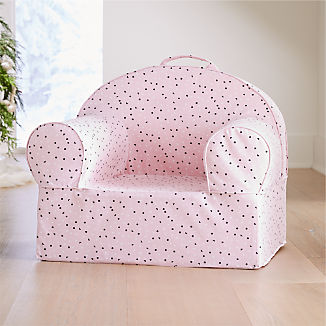 Large Pink Confetti Nod Chair