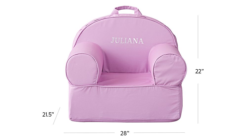 Large Lilac Nod Chair + Reviews Crate and Barrel