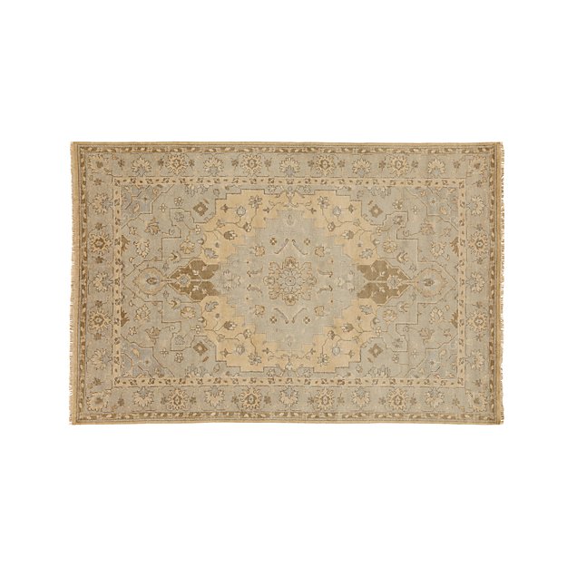 Nola 6x9 Beige Persian Rug Crate and Barrel