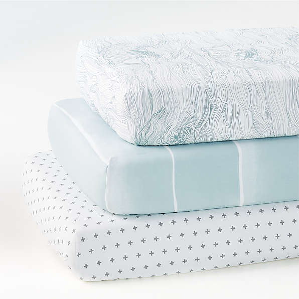 baby crib fitted sheet size