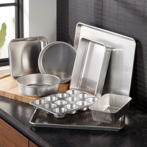 Nordic Ware Naturals 9Piece Bakeware Set Crate and Barrel