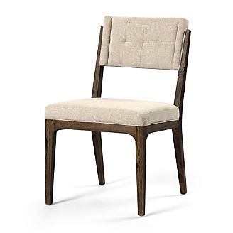 Dining Chairs Rey Fulci Stone Tufted Dining Chair