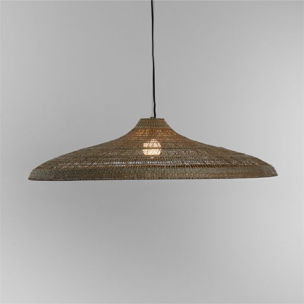 Nossa Wide Natural Woven Pendant Light