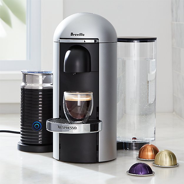 Coffee Machines Nespresso nespresso ®breville vertuo deluxe plus silver coffee maker Coffee Machines Nespresso nespresso ®breville vertuo deluxe plus silver coffee maker