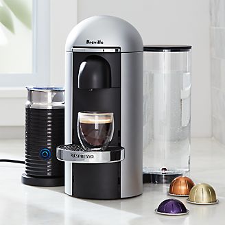 Nespresso ® by Breville Vertuo Deluxe Plus Silver Coffee Maker Bundle