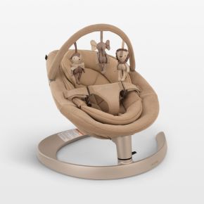 Image of Nuna ® LEAF ™ Grow Light Brown Teddy Baby Activity Chair