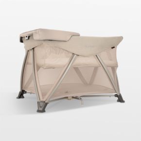 Nuna ® SENA ™ aire Biscotti Brown Baby Playard, Travel Crib and Changing Table