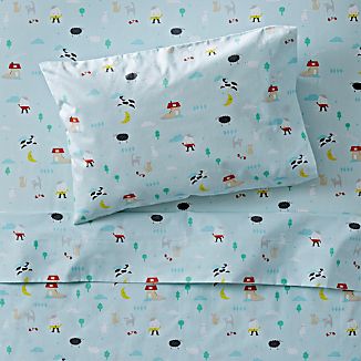 Cotton Nursery Sheets Crate And Barrel Cotton Nursery Sheets