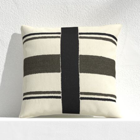 Mohave Narrow Stripe 20 Outdoor Pillow Crate And Barrel