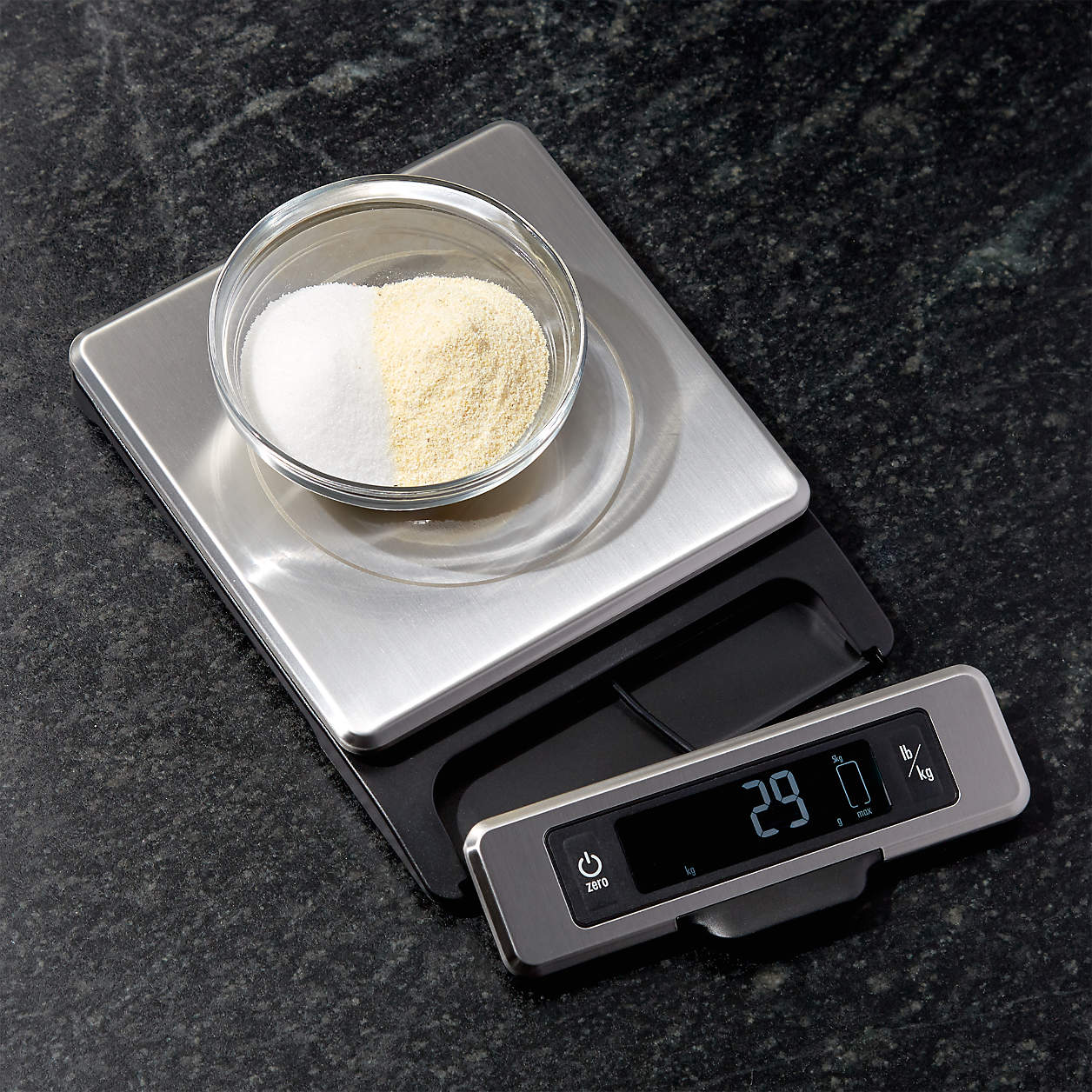 oxo good grips 11 lb food scale with pull out display