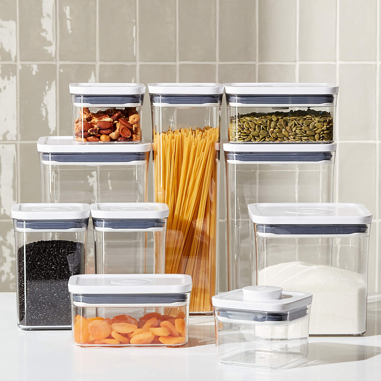 OXO 10Piece POP Container Set + Reviews Crate and Barrel Canada