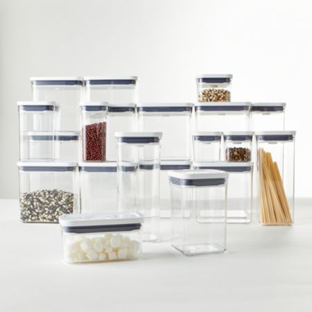 Oxo Pop 20 Piece Complete Pantry Container Set Reviews Crate